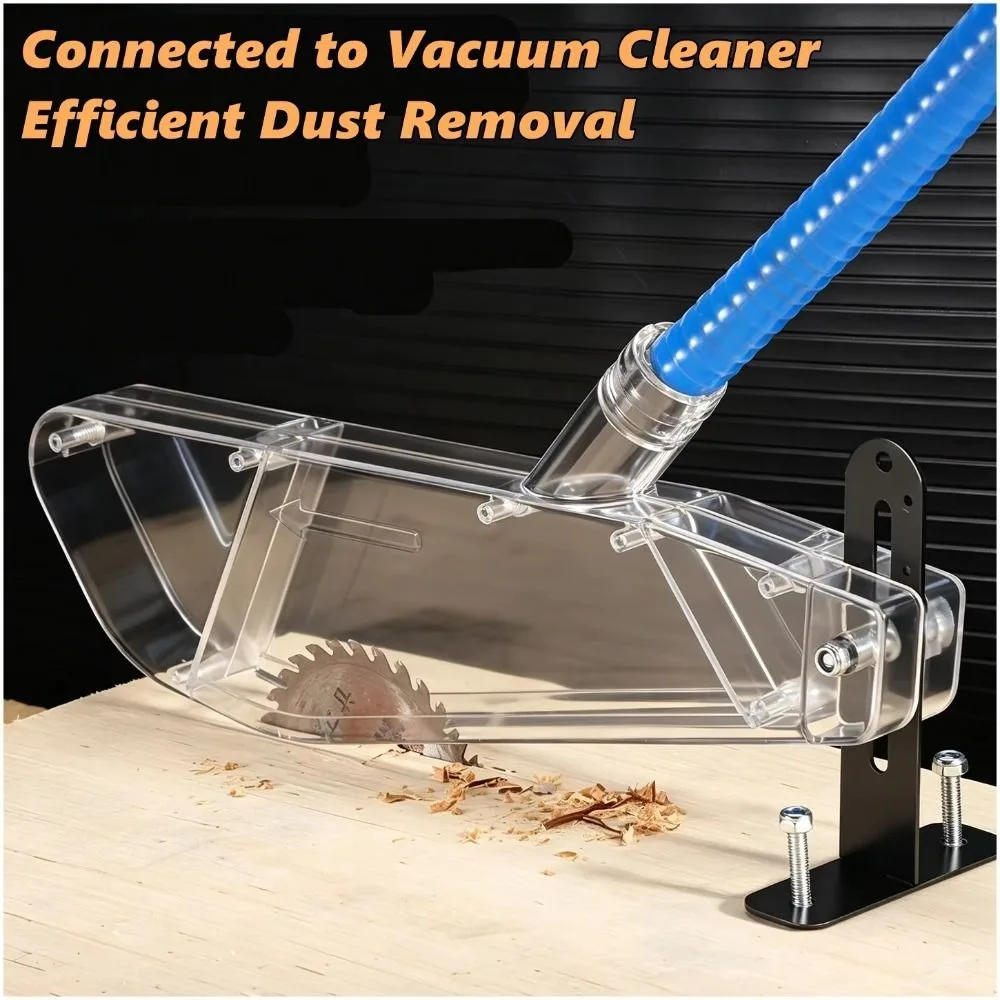 Anti-Dust Table Saw Protective Cover Universal Stand Wood Router Safety Shell Clear Dispensing Tool Dust Guard