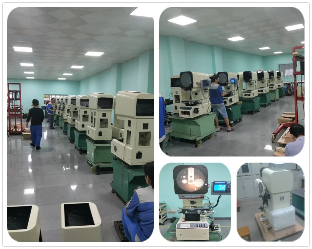 Imagem ereta vertical Projetor Digital Perfil, comparador óptico Medição Instrumento