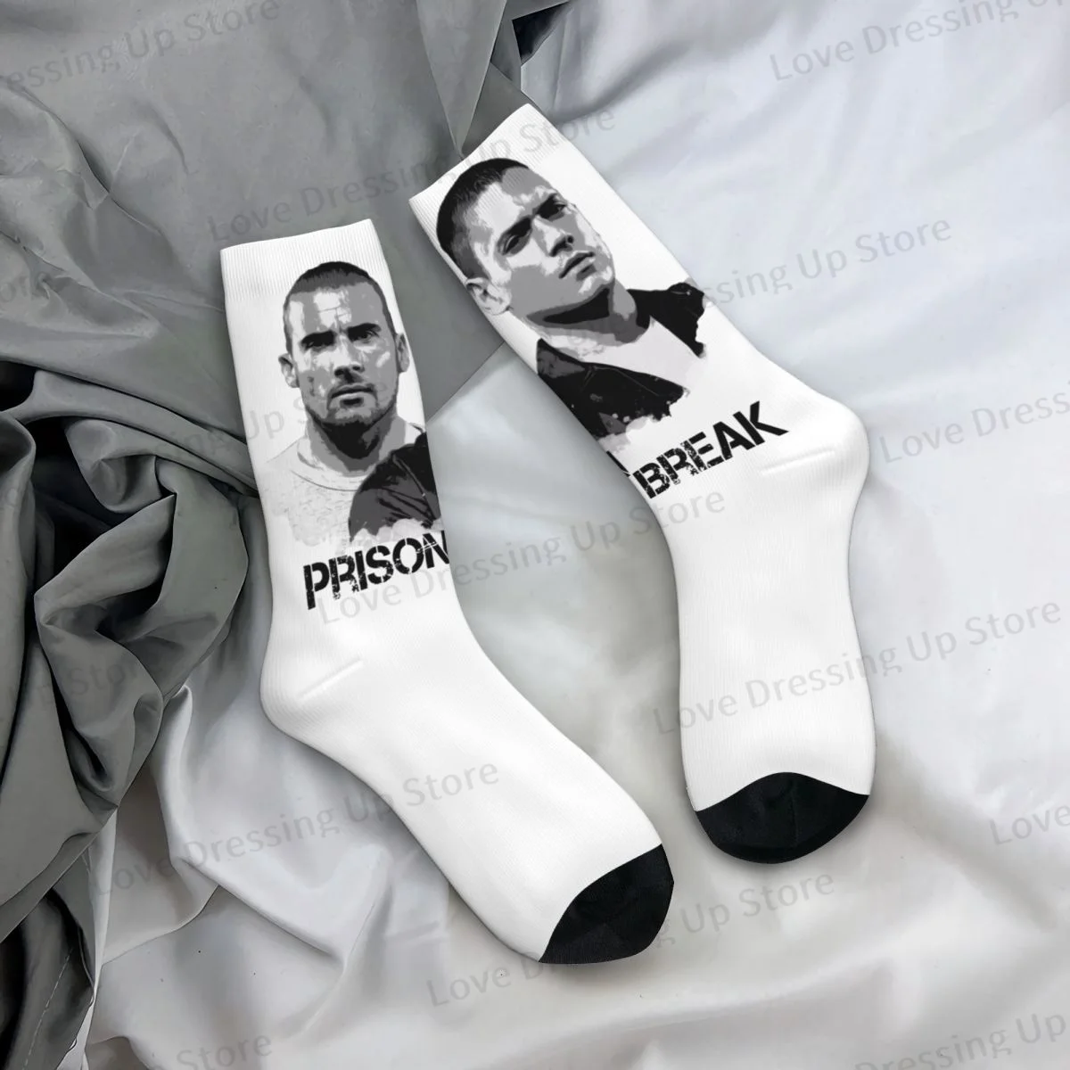 Prison Break Men Women Socks Cycling Novelty Spring Summer Autumn Winter Stockings Gift