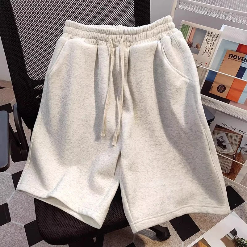 Hot selling American high street summer casual trend shorts, casual loose and simple men's and women's five quarter pants