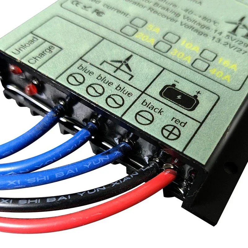 12v 24v 48v Low Wind Speed Voltage Boost Auto Match 48V System 1KW MPPT Wind Turbine Charge Controller