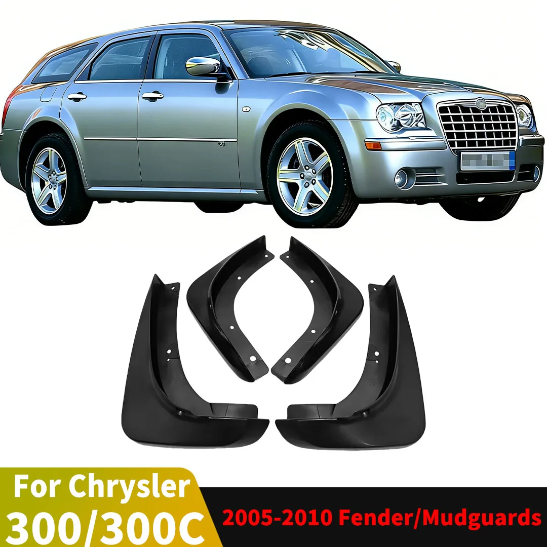 Fender Mudguards For Chrysler 300 300C 2005-2010 4pcs set Accessories Mud Flaps Tuning Guard Splash Flap Sedan Edition