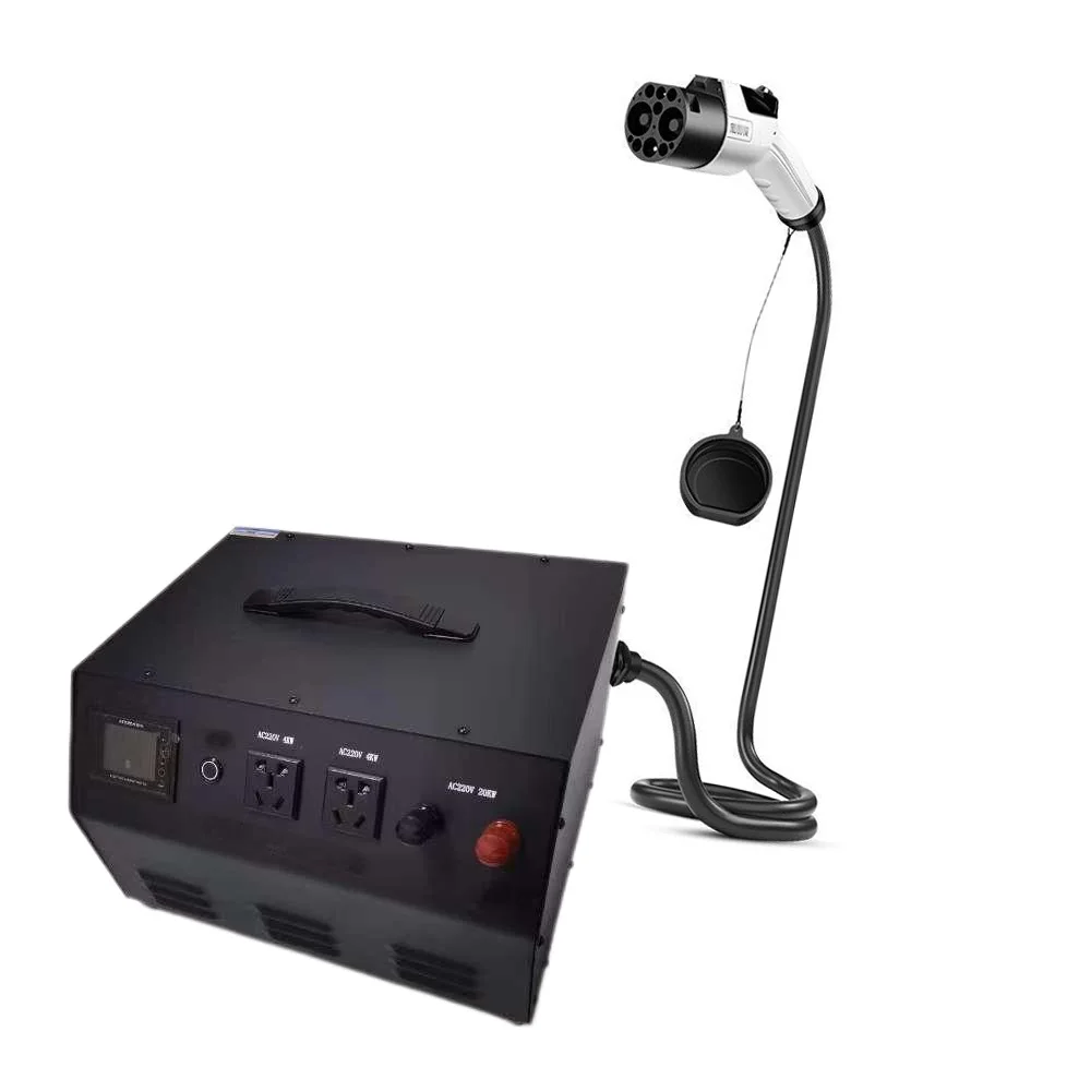 CHAdeMo V2L Descarregador V2L Veículo Elétrico Bateria de Armazenamento de Energia Carregamento Externo Modelo S Modelo Y