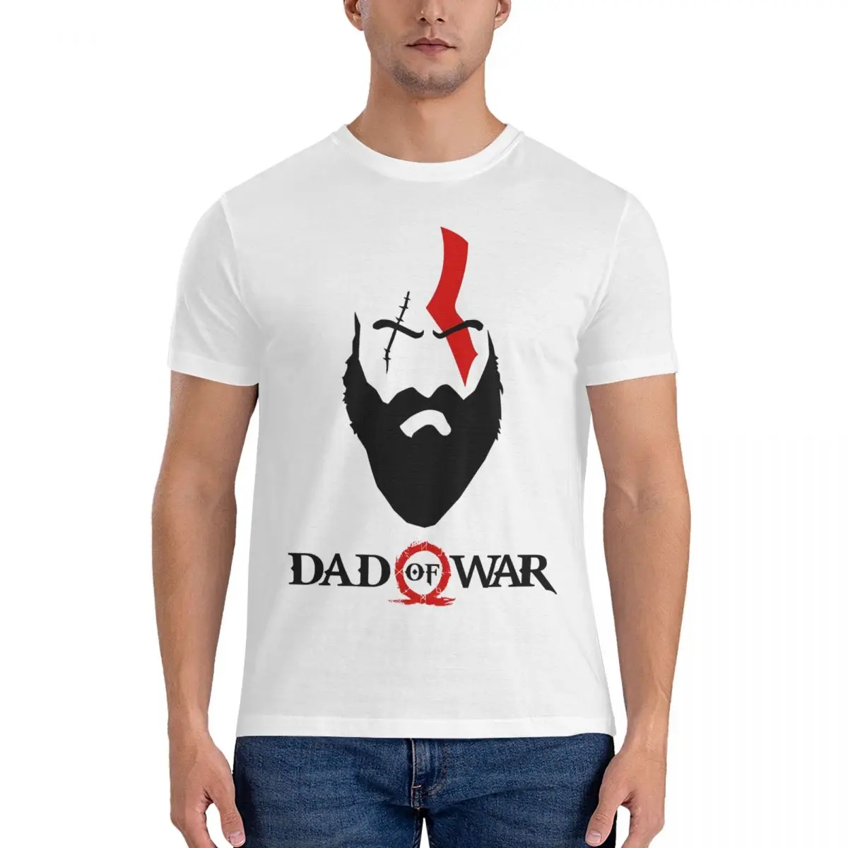 Ragnarok T-Shirt for Men God Of War Awesome 100% Cotton Tee Shirt Crewneck Short Sleeve T Shirt Party Tops