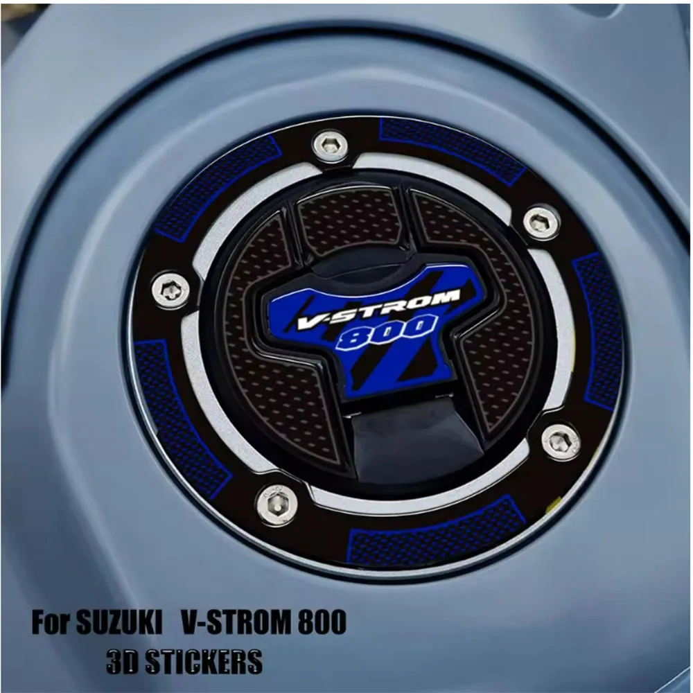 

For Suzuki V-STROM 800DE VSTROM 800 DE Tank Pad Gas Fuel Oil Knee 3D Stickers Decals Adhesive Adventure Protector 2023-2025