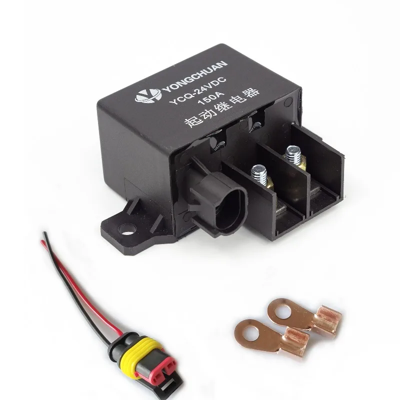 12V24V100A120A150A Car start preheating relay Send accessories 2324 Power on and close