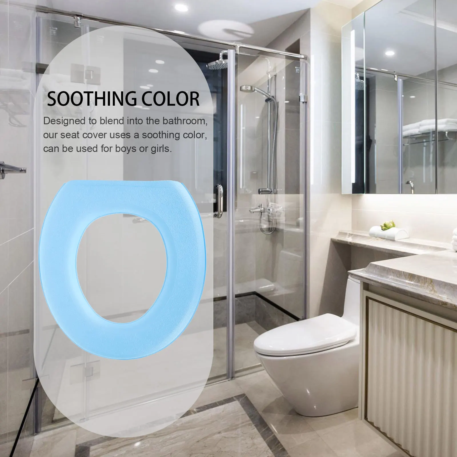 2 قطعة وسادة إيفا مقاوم للماء غطاء مقعد سميك للاستخدام في عطلة المنزل قابل للغسل رشاقته المرحاض حصيرة الحمام المرحاض حصيرة