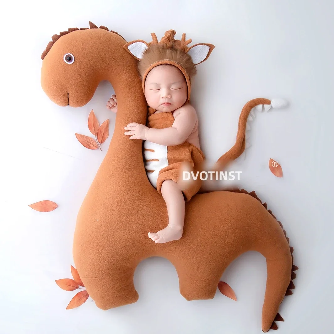 Accesorios de fotografía recién nacido para bebé, dinosaurio posado creativo, traje de animales bonitos, accesorios de sesión de fotos en estudio, accesorios para sesión de fotos