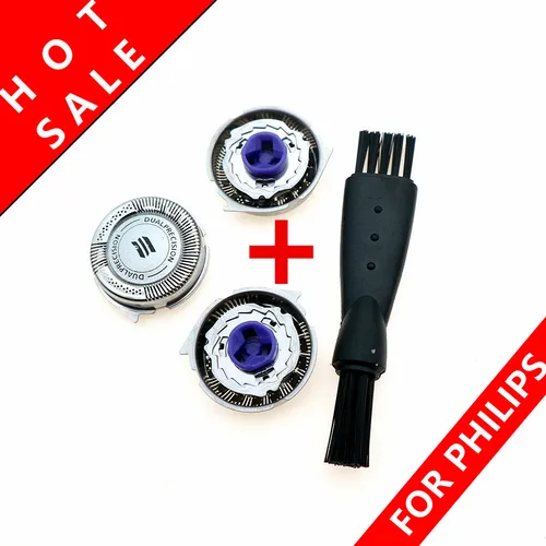 Imagen 1 del producto 3 cabezales de afeitadora para Philips Norelco HQ8 HQ7760 HQ8875 HQ7320 AT750 AT751 AT891 HQ7100 HQ7140 HQ7160 HQ7180 HQ8850 HQ7890 HQ8445