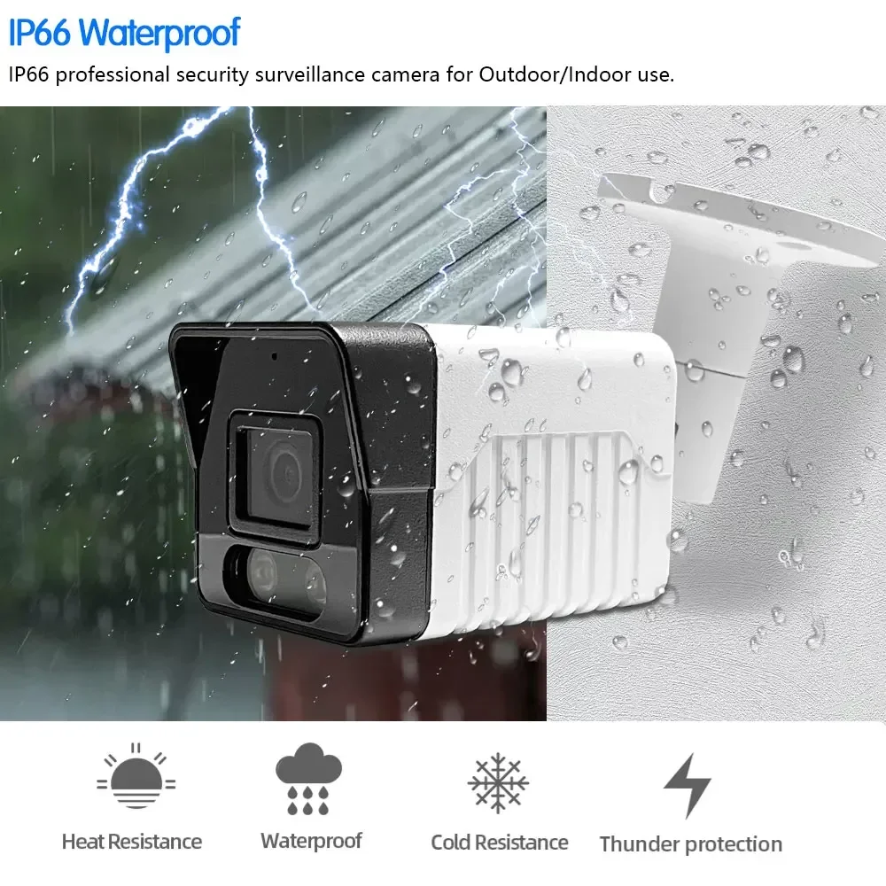 4K Face Detection Outdoor CCTV AHD Camera 8MP HD Security Camera With Color Night Vision Analog Camera For Street Family Office