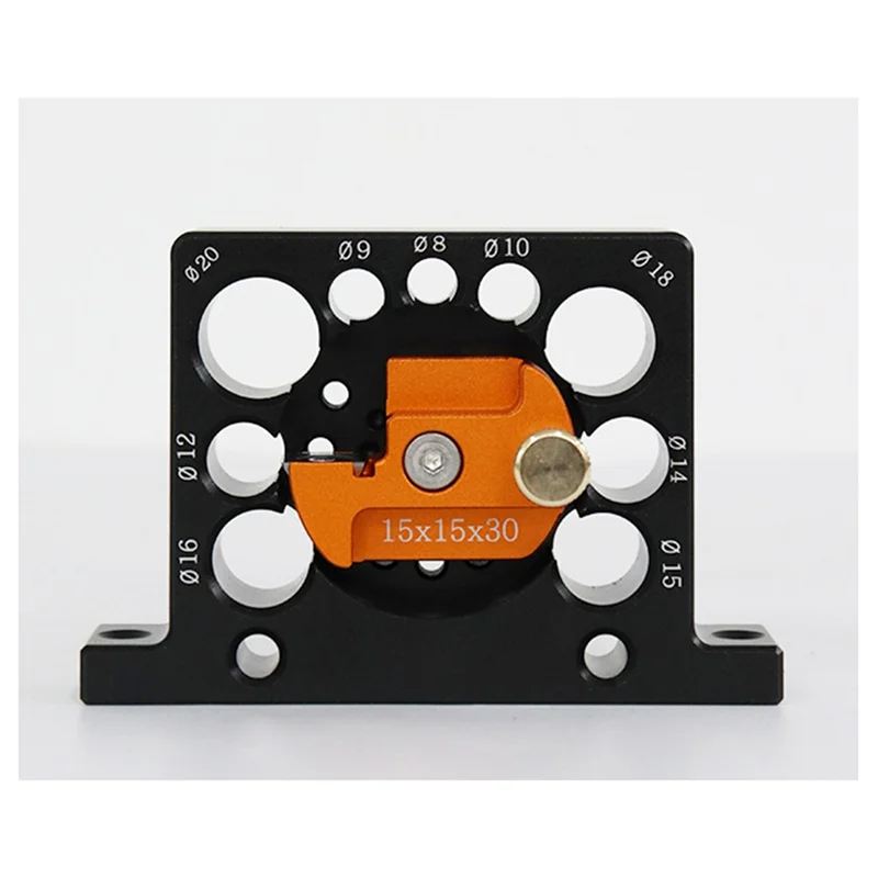 

Y42A-8Mm-20Mm 9-Holes Adjustable Dowel Maker Jig Or Carbide Blades Electric Drill Milling Dowel Round Rod Auxiliary Tool
