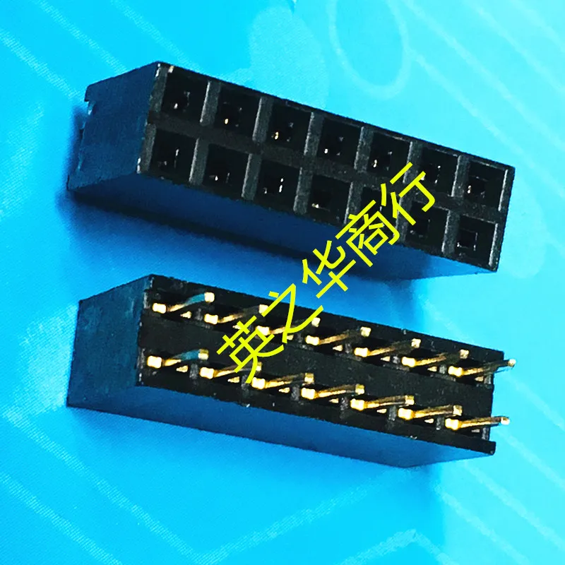 

50 шт. оригинальный новый двухрядный гнездовой разъем 2,54 мм гнездовой разъем 2*2P/3/4/5/6/7/8/9/13/20-40P гнездовой разъем