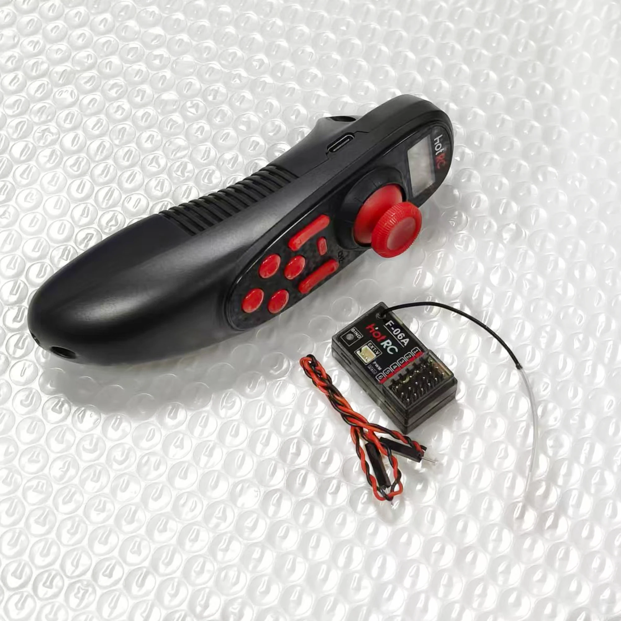HOTRC DS 600 DS-600 6CH 2.4GHz Radio System Transmitter Remote Controller with PWM 6 Channel Receiver for RC Boat