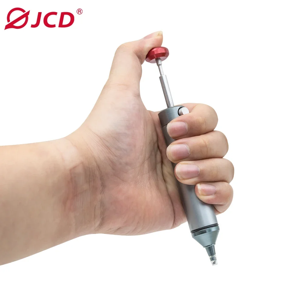 JCD Aluminum Metal Desoldering Pump Suction Tin Gun Soldering Sucker Pen Removal Vacuum Soldering Iron Desolder Welding Tools