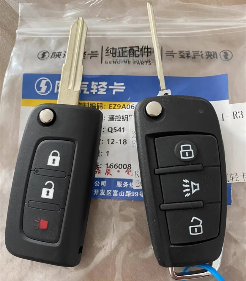 Shaman Commercial Truck Remote Key 433Mhz for SHACMAN L3000 X3000 M3000 H3000 X5000 K3000 Heavy Duty Trucks Remote Key