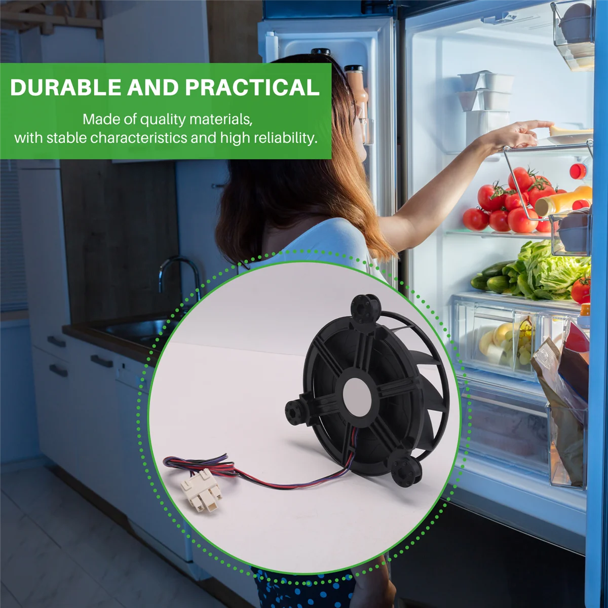 

0064001594 Двигатель вентилятора охлаждения 0064001594 Кулер для замерзания для аксессуаров для холодильника BCD-412WDCN/WDCM/WDCV/WDVK