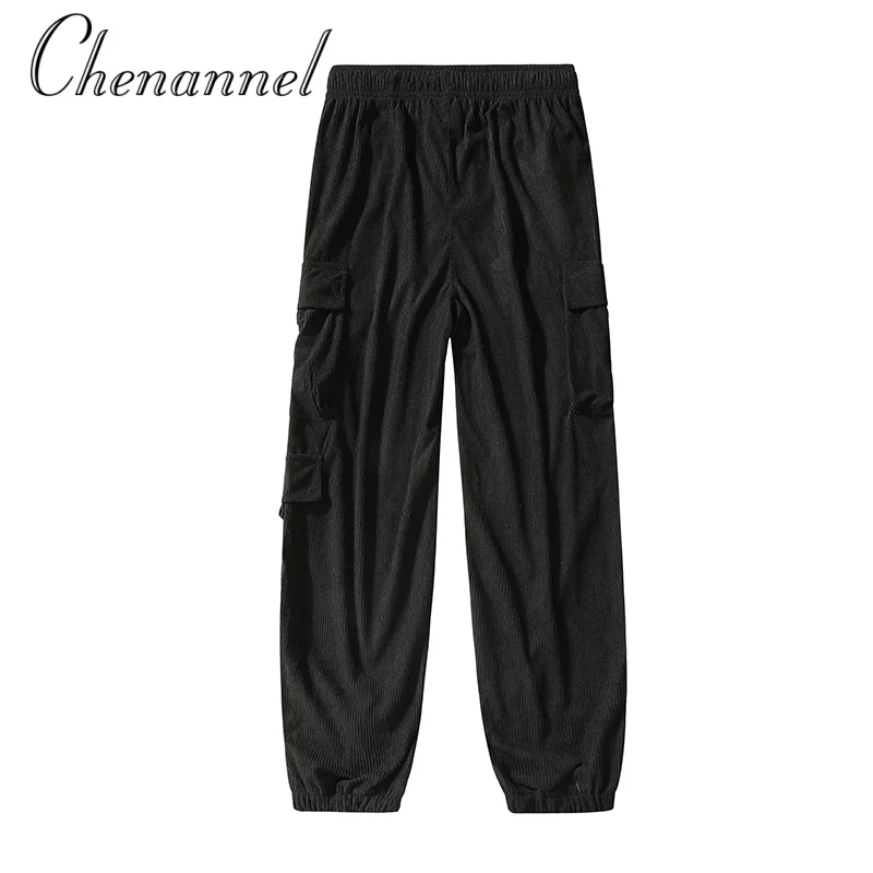 

Men's Autumn Winter Trendy Brand Loose Solid Color Casual Workwear Pants Hong Kong Style Trendy Versatile Bottoms