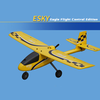 Esky 1100mm Wingspan Eagle RC Novice Training Aircraft Single Wing Assembled Fixed Wing Aircraft Model White/Yellow PNP version
