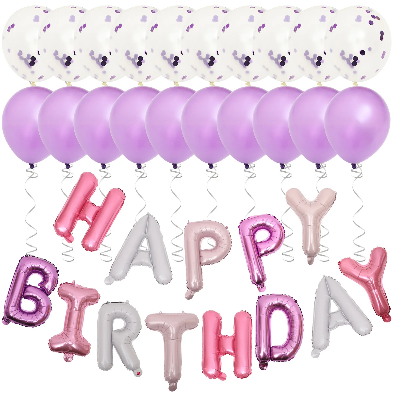 

1Set Birthday Party Balloons Decorations Safe Long Service Time Excellent Photo Background Party Celebration Balloons