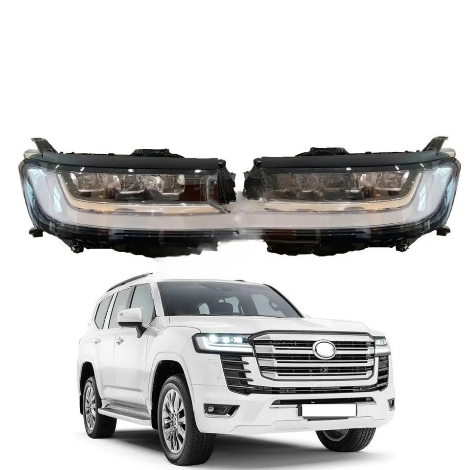 Suitable for land patrol LC200 upgrade New Lanku LC300 old and new kit including 2022 China Grid headlights and tail lights