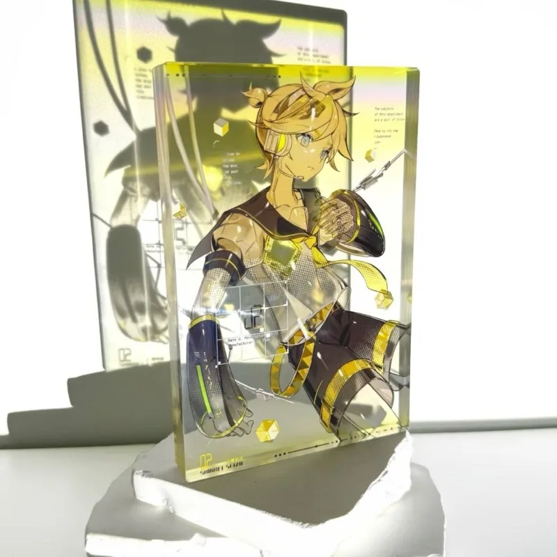 Kagamine Rin/Len Acryl-Ziegel-Projekt DIVA Anime-Peripherie, modische, exquisite Kreativität, kleine Acryl-Geschenke – Detail 3