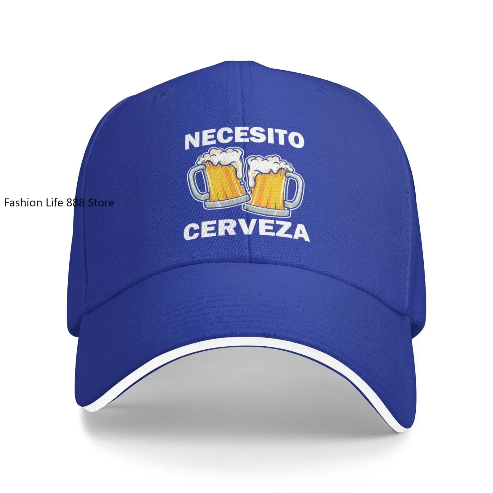 Necesito Cerveza Hat for Women Baseball Hats Cool Caps I need a beer Printed Baseball Cap