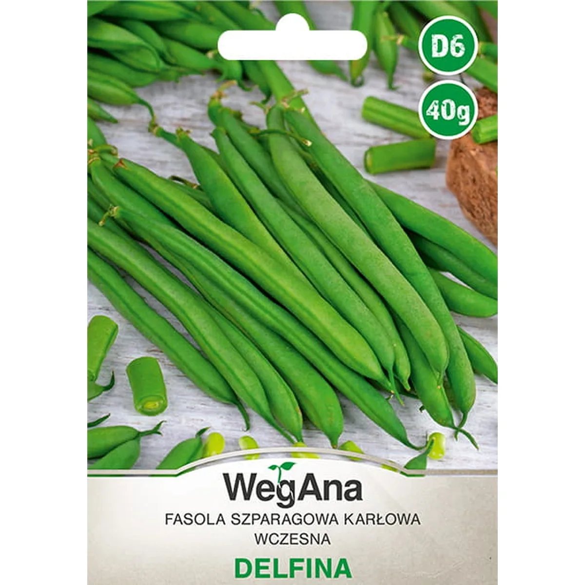 Dolphin common dwarf beans 40g VegAna vegetable seeds