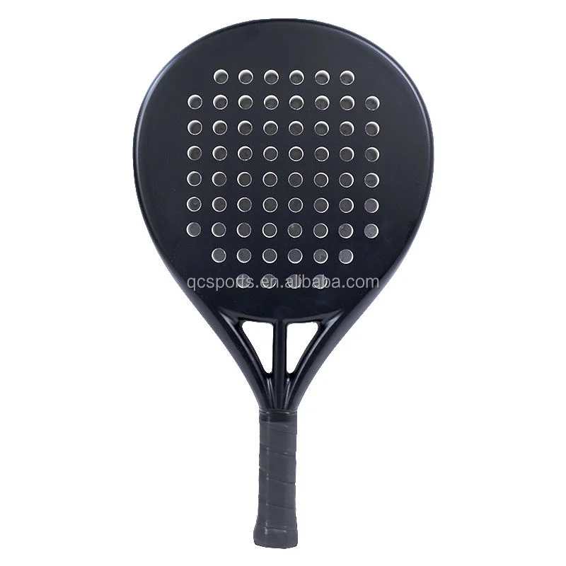 3K/12K/18K Carbon fiber material paddle racket, high performance polyester net, durable structure for beach tennis and outdoor p