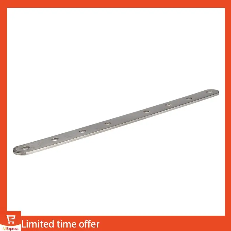 Frische 6X Metall 8 Löcher flache gerade Design Eckstrebe Winkelhalterung 250 mm