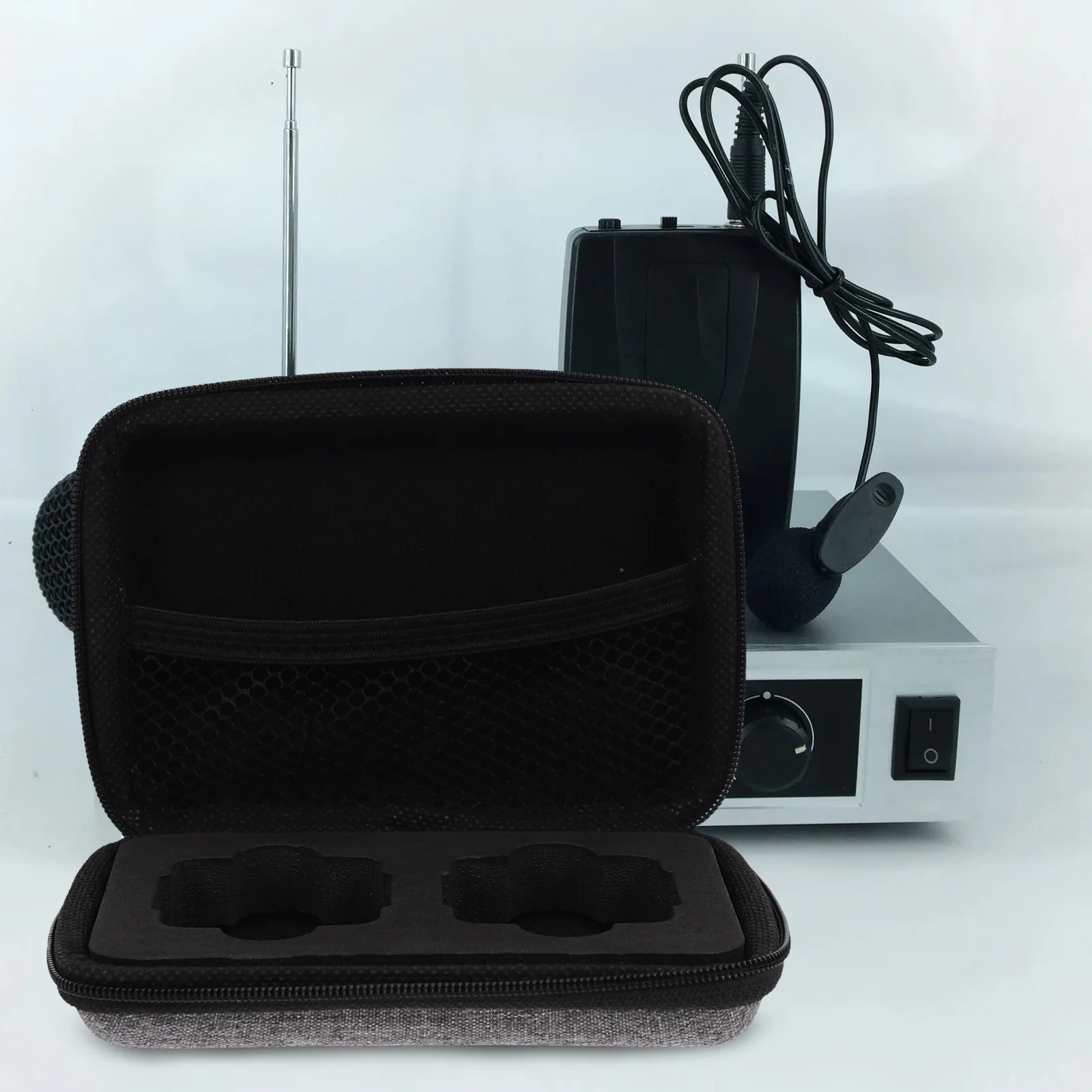 

Microphone Storage Bag Portable Waterproof Digital Accessories Organizer Case for Earphone USB Cable Data Cable Storage