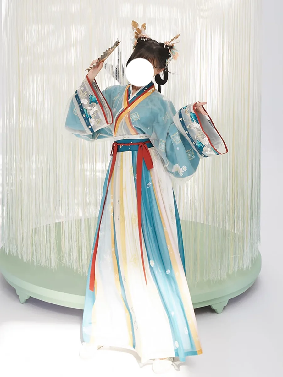 

Hanfu Jin Dynasty Fairy Dress Clothing Chinese Ancient Style Cosplay Stage Wear Till the End of the Moon Cosplay SSY