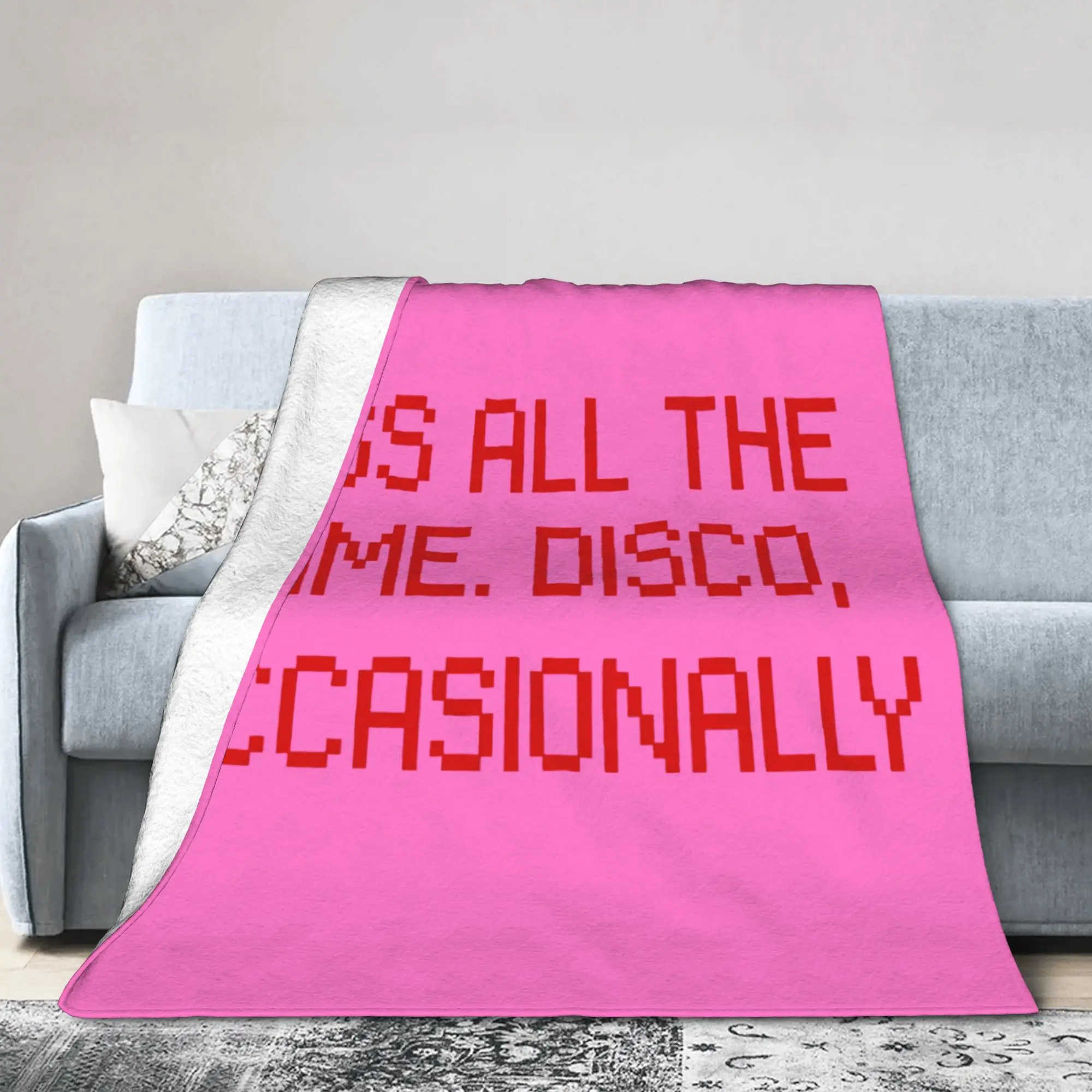 Harrys Kiss All The Time Disco Blanket Cover Styles  Fuzzy Throw Blanket Summer Air Conditioning Printed Soft Warm Bedspread