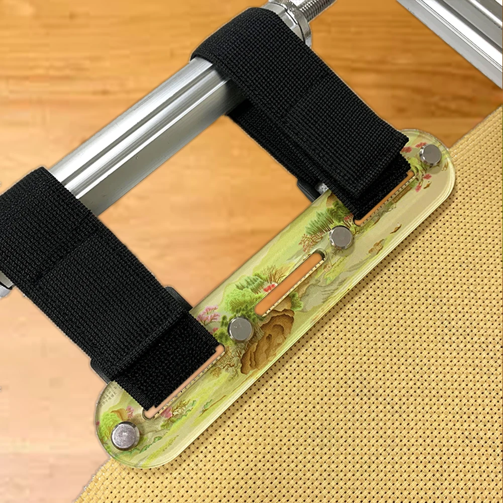 Cross Stitch Tool Side Clip Acrylic Stitching Side Tension Clip Set Embroidery Fabric Holder Clamp