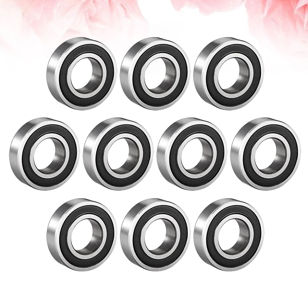 

10 Pcs Precision Stainless Steel Bearings Miniature Deep Groove Ball High Speed Industrial Micro Motor Replacement