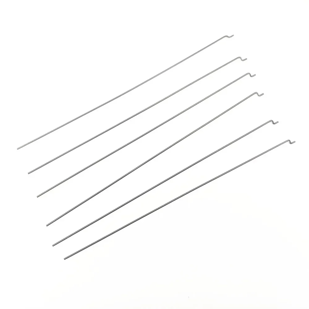4/10/20PCS D1.2mm Z-type Steel Wire Push Rod 20cm/30cm Pushrod For RC Airplane Spare Parts Steel Pull Connecting Rod Servo