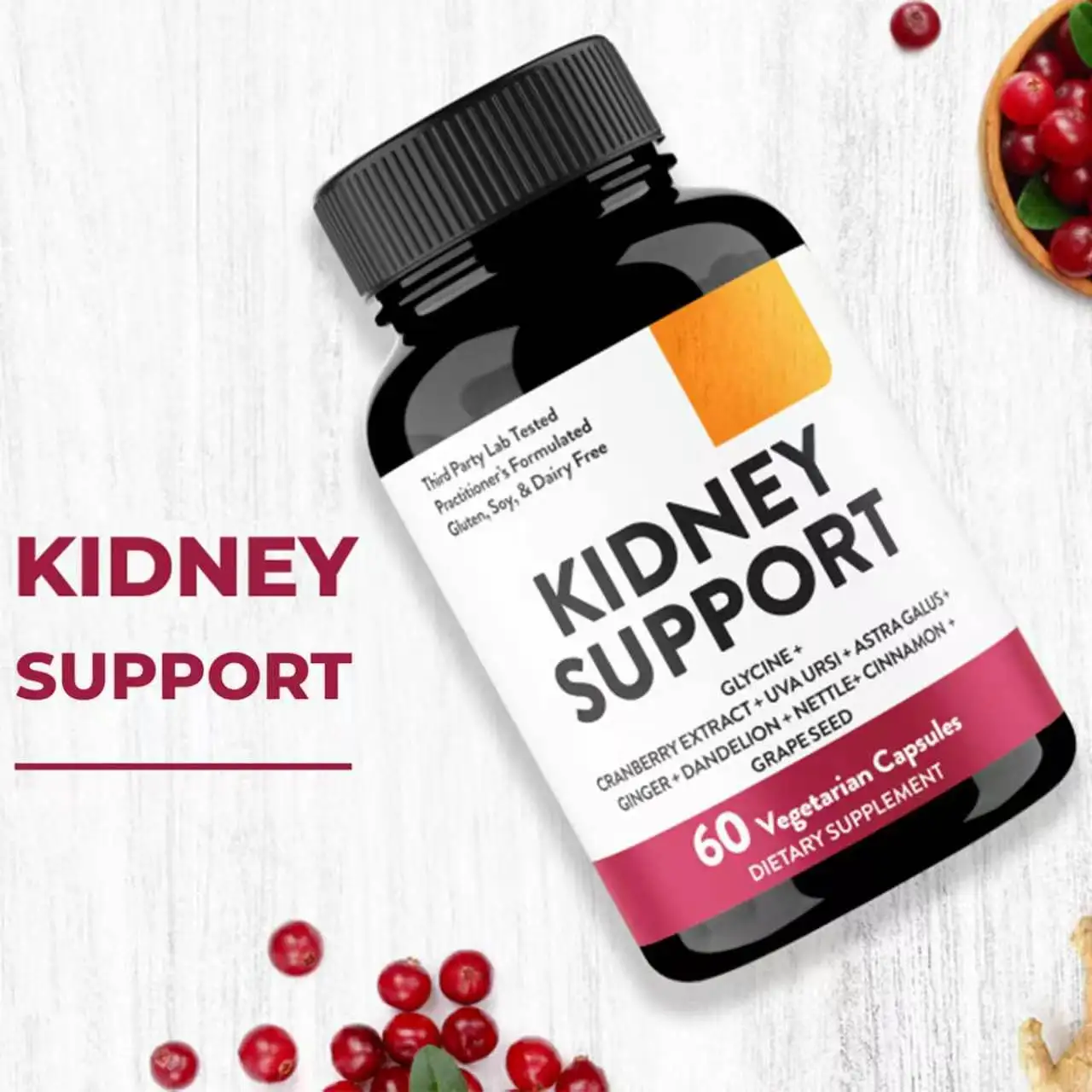 Kidney Cleanse Detox & Repair Support Supplement for Men and Women | Helps Support Kidney & Urinary Tract Health | 60 Capsules