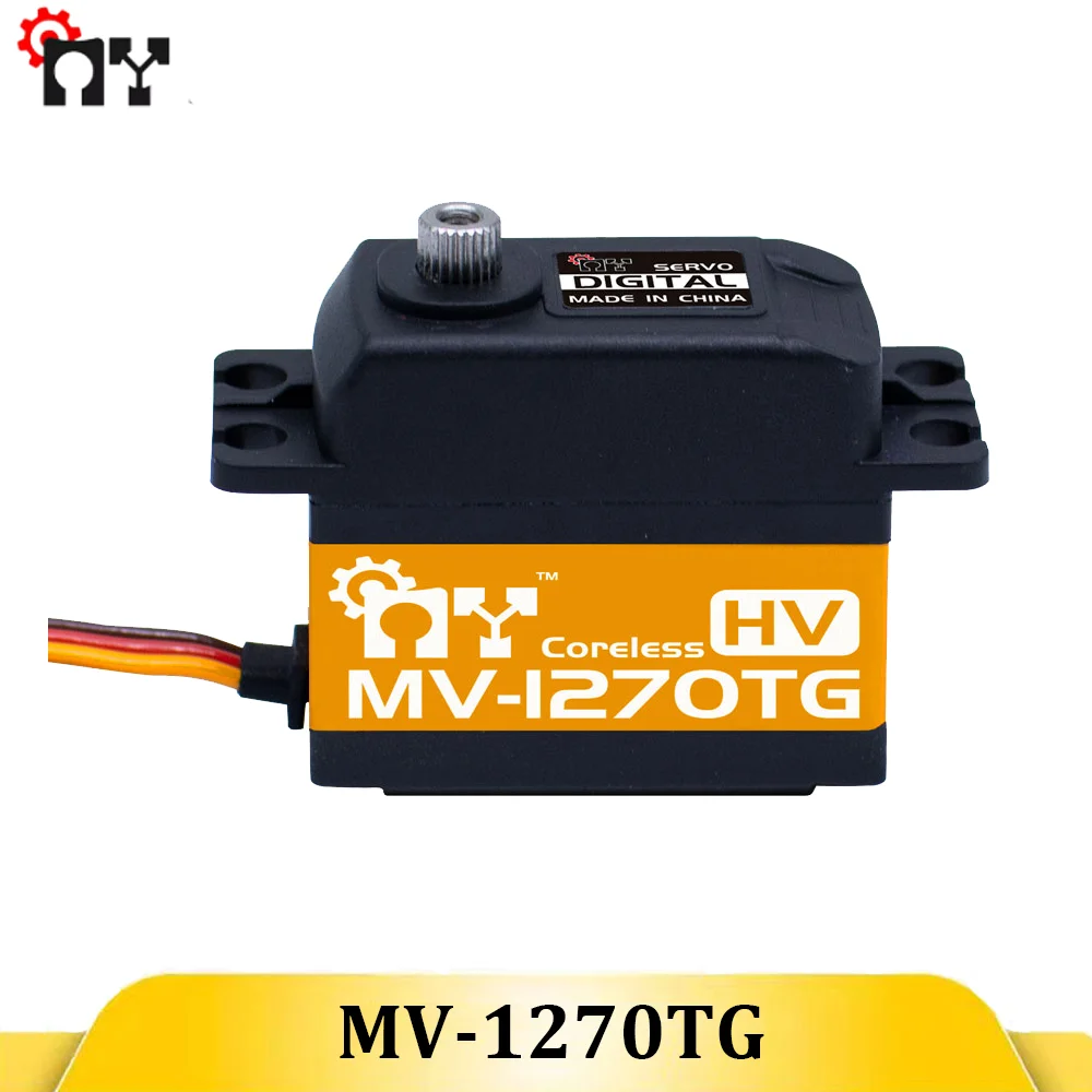 MY Servo MV-1270TG 7.4V 35KG Titanium Gears Coreless Standard Digital Servo Savox 1270TG For Helicopter Rc Parts