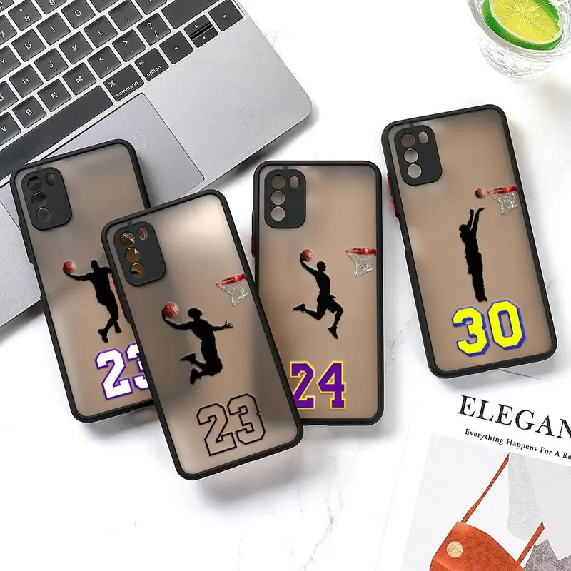 

Funny Basketball Slam Dunk Mi 12T Pro Case For Xiaomi 12 11 Lite 5G NE 11T 10T 9 Cover Poco X3 X4 NFC F3 F5 M4 Pro 4G Matte Case