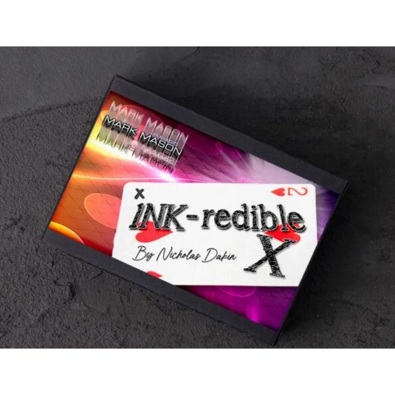 

Ink-Redible X By Nicholas Dakin X Moving Card Magic Trick Close Up Magic Performer Street Magia Magie Magicians Prop Accessory