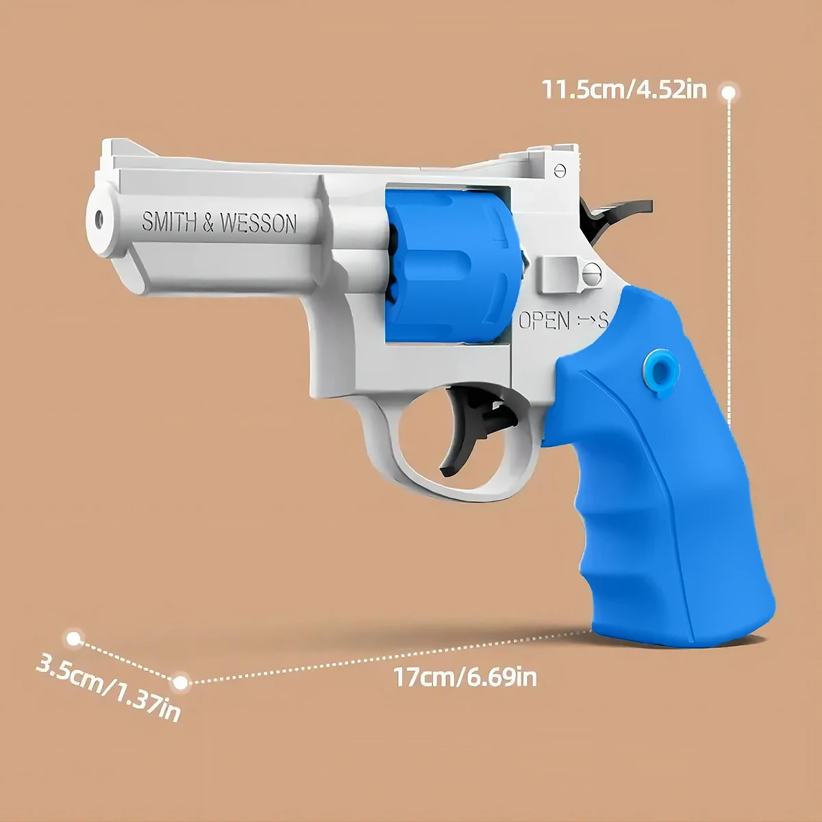 MINI Desert Eagle Waterpistool Handmatige revolver Klein ZP5-pistool Buitenstrandspeelgoed Mechanisch continu vuurwaterpistool voor kinderen