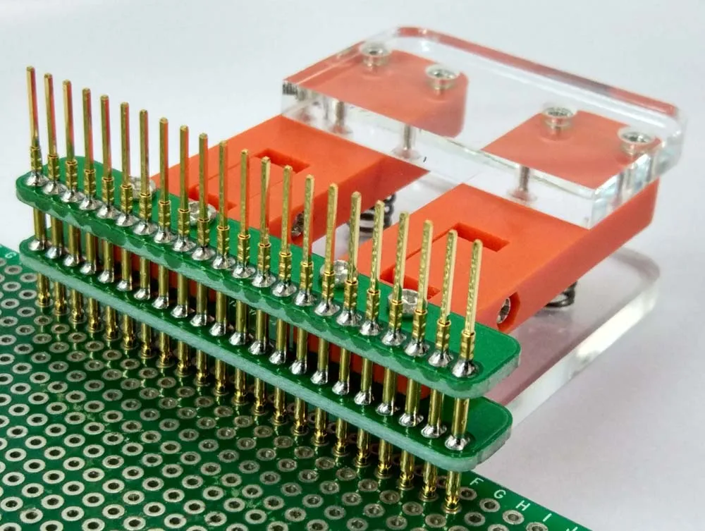 LCD Test PCB Clamps Fixture Tooling Fixtures Probes 2.54