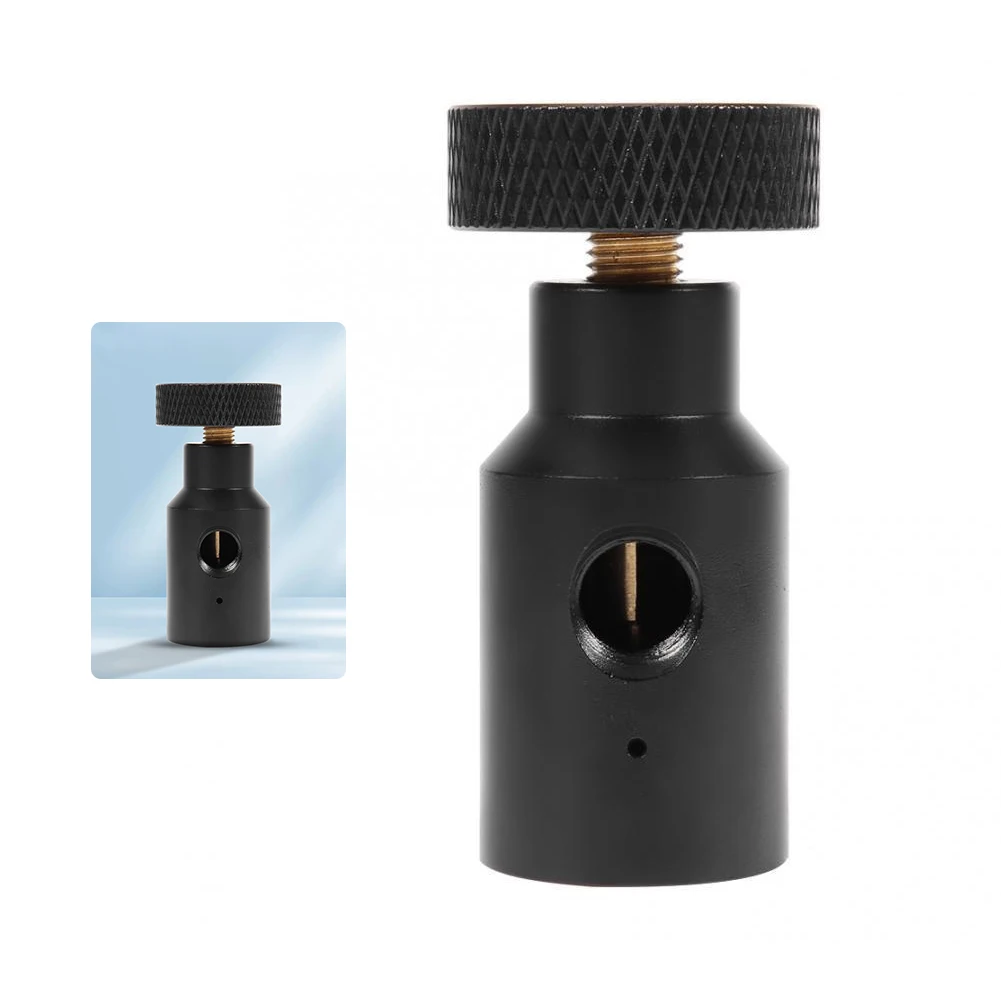 

1/8NPT Cylinder CO2 Refill Adapter Parts TR21*4 CO2 Tank On/Off Refill Adapter Metal for Soda Maker