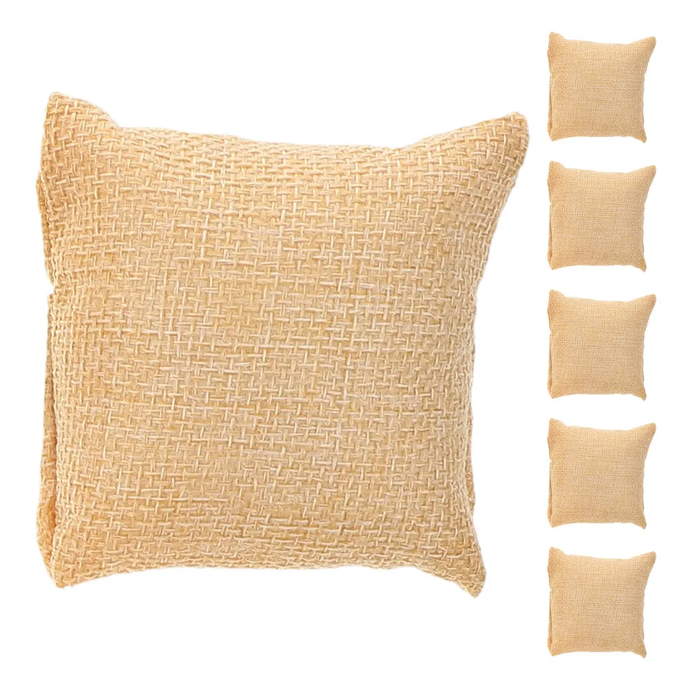 

Набор из 6 мягких подушек для часов, органайзер для ювелирных изделий, подставка для браслетов, вставка для хранения часов, аксессуары