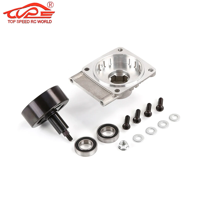 Engine Upgrade Parts New Metal Clutch Bracket Kit with Hex Clutch Bell for 1/5 Scale Rc Car Gas Losi 5ive-t Rofun Rovan LT KM X2