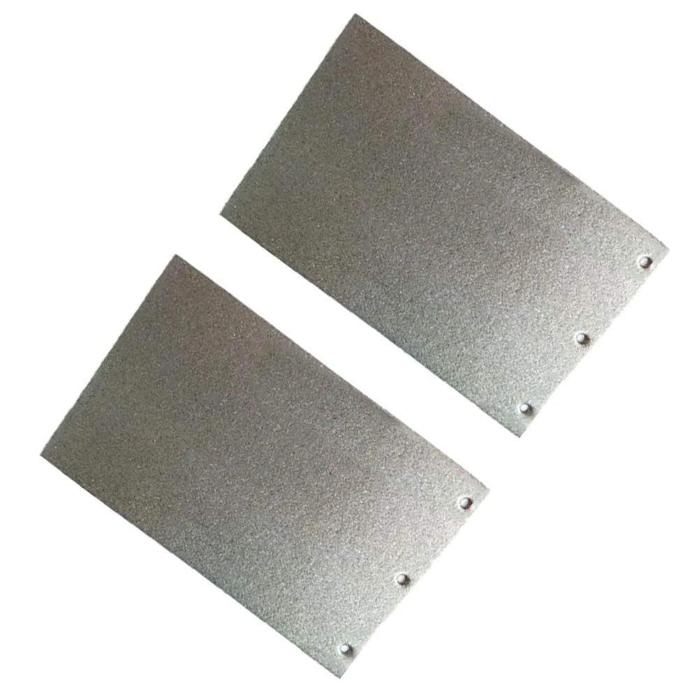 Replacement Carbon Base Plate Pad with 3 Round Mounting Holes for 9403 MT190 MT9 Belt Sander Pack of 2 Size 170 110 mm