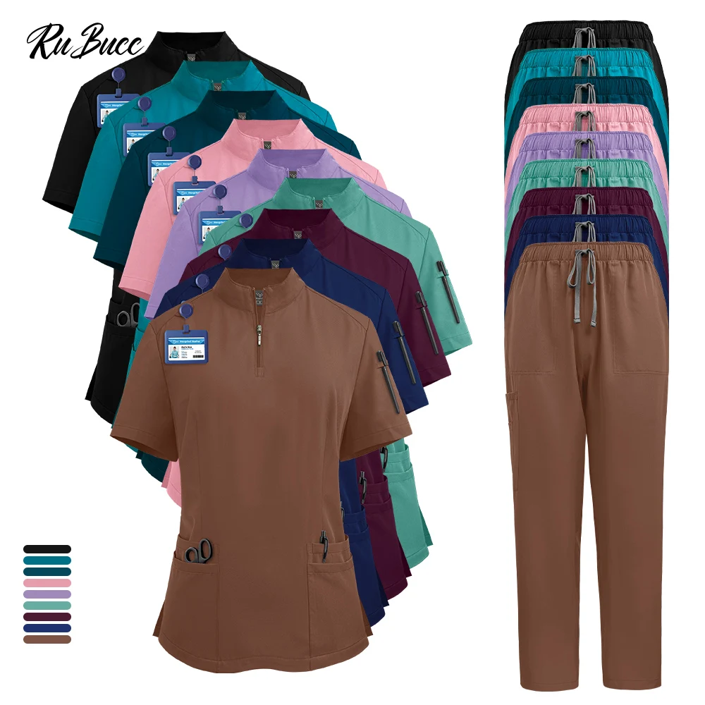 Tandheelkundige ziekenhuisuniformen Medische scrubs Sets Unisex Gezondheidszorg Verplegingsuniform Groothandelsprijzen Arts Verpleegkundige Scrubs Werkkleding