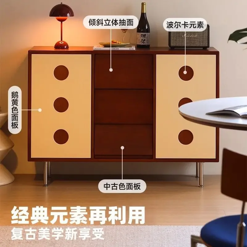 zijkast woonkamer Bauhaus multifunctionele kleuraanpassing opbergkast slaapkamer klein appartement nachtkastje