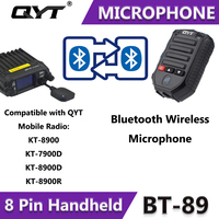 BT-89  QYT 8 Pin Wireless Bluetooth Microphone Speaker for KT7900D KT8900D KT-780Plus Car Mobile Radio PTT mic