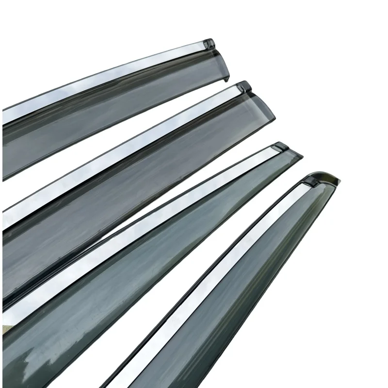 ل VW Volkswagen ID.3 ID.4 ID.6 ID.7 2021 2022 2023 2024 2025 اكسسوارات السيارات نافذة قناع منحرف نافذة المطر الحرس #2