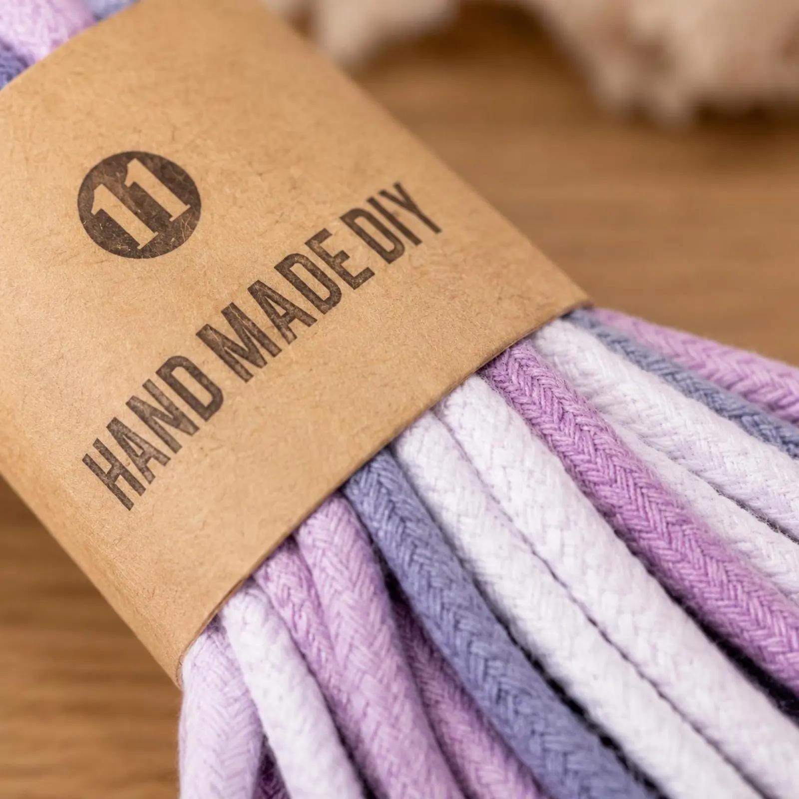 Picture 6: 12 Pieces 4mm Cotton Cord Multicolor Gradient Cotton Cord Macrame Rope Soft Craft Material Easy to Knot for Crafting, Weaving
